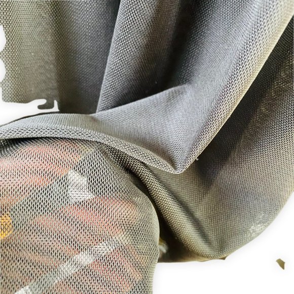 Black Embroidered Tulle Lace Dress - Picture 9 of 10